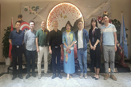 江门国家高新区领导莅临今年会参观调研