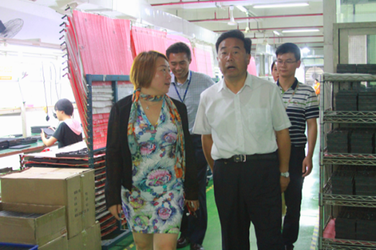 甘肃省武山县领导莅临今年会参观考察