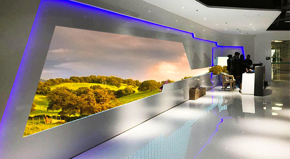 今年会LED异形屏走进OPPO印度总部